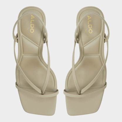 Riva Other Green Women's Strappy sandals - Sling back heeled sandal, Stiletto heel | Aldo