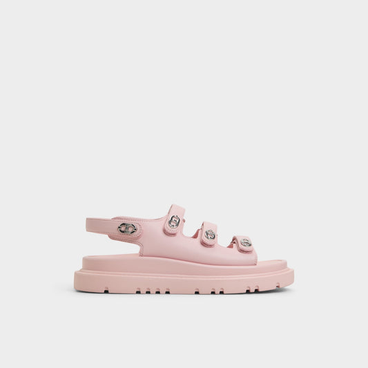 Halendar Light Pink Women's Footbed sandals - Footbed sandal, Footbed sandal | Aldo