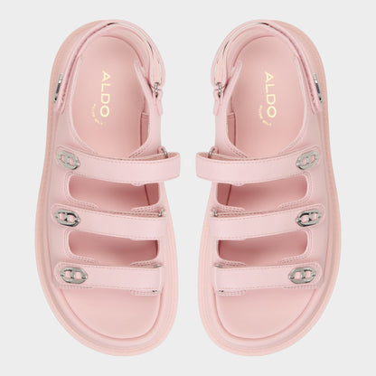Halendar Light Pink Women's Footbed sandals - Footbed sandal, Footbed sandal | Aldo