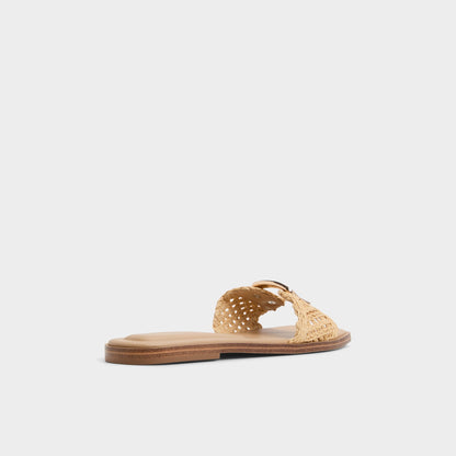 Tidella Natural Women's Flats - Slide sandal | Aldo