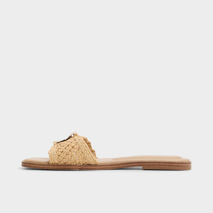 Tidella Natural Women's Flats - Slide sandal | Aldo