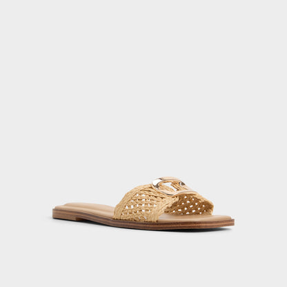 Tidella Natural Women's Flats - Slide sandal | Aldo