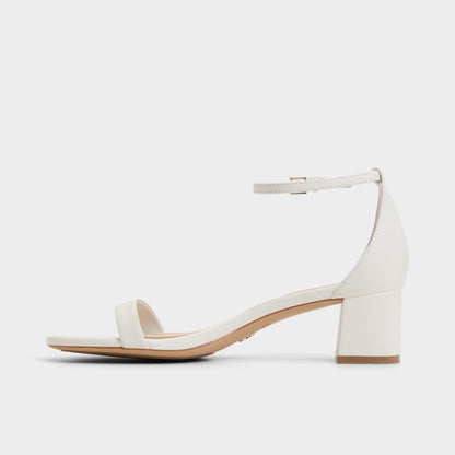 Calliope White/Bone Women's Block heels - Heeled sandal, Block heel | Aldo