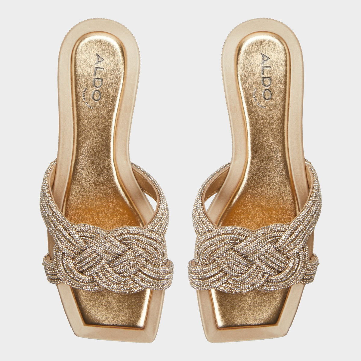 Karlina in Gold - Slide sandal | Aldo