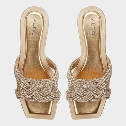 Karlina in Gold - Slide sandal | Aldo