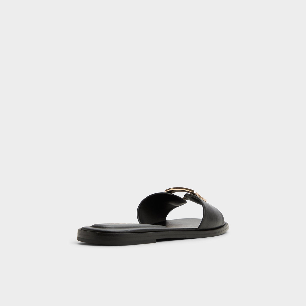 Tidella Black Women's Flats - Slide sandal | Aldo