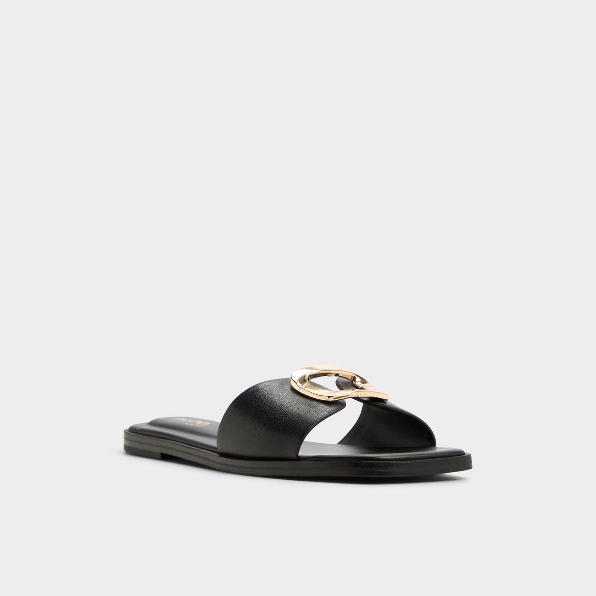 Tidella Black Women's Flats - Slide sandal | Aldo