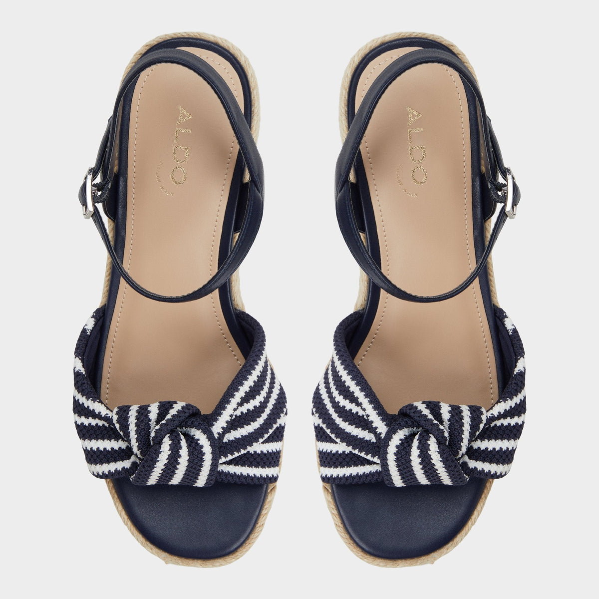 Annamarie Navy Women's Platform sandals - Wedge sandal | Aldo