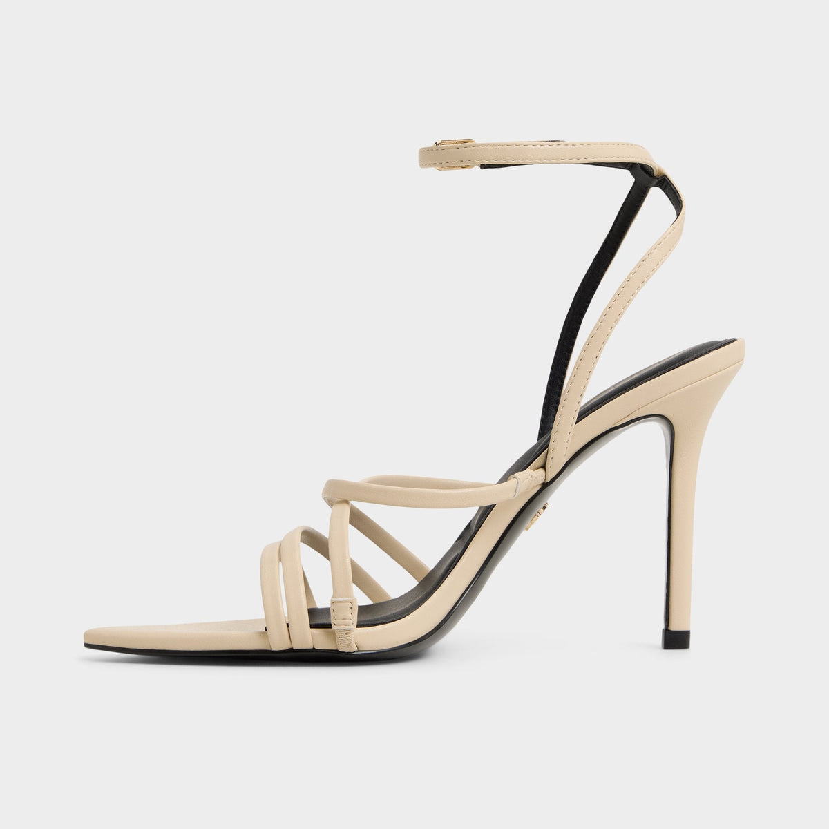 Solania Light Beige Women's Strappy sandals - Heeled sandal, Stiletto heel | Aldo