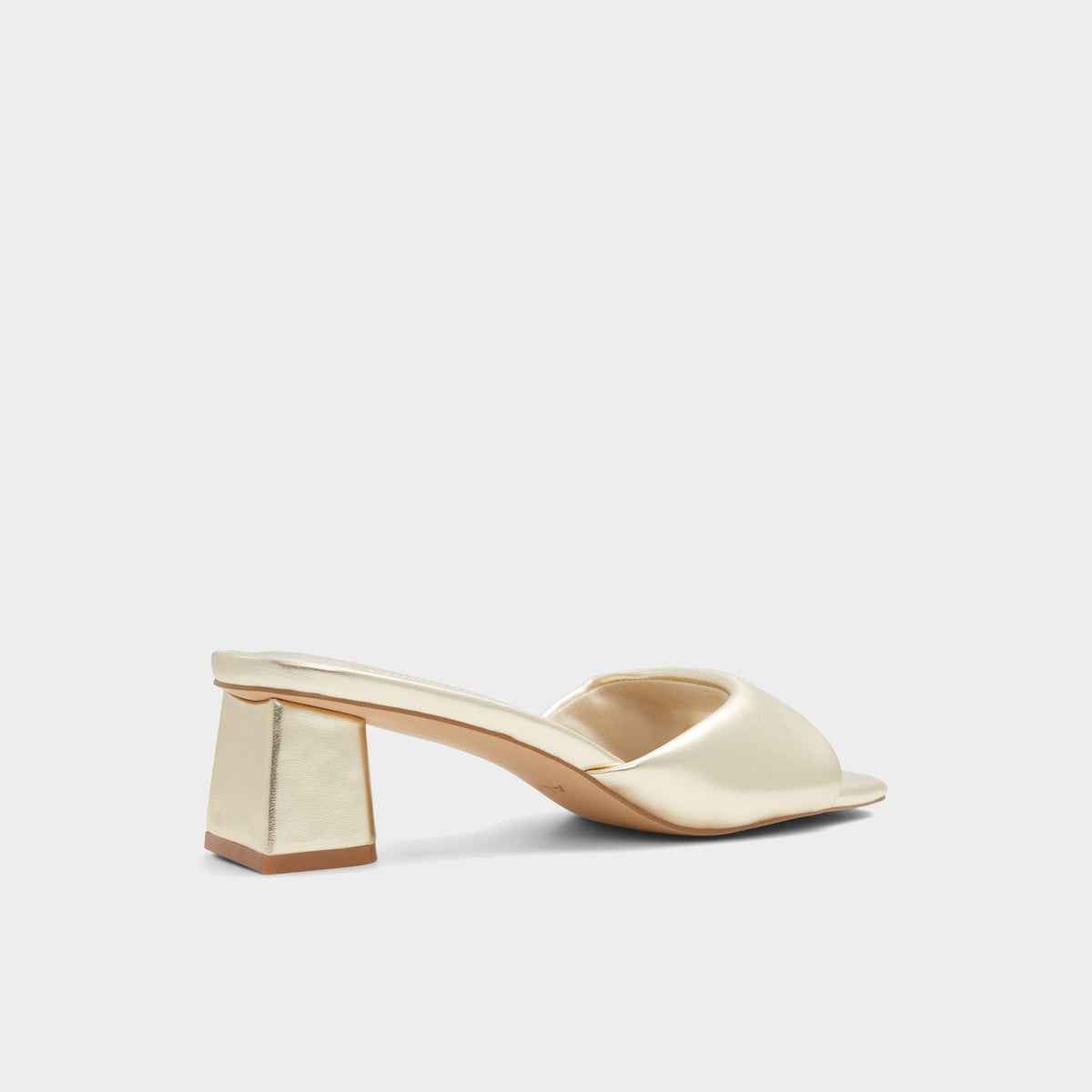 Aneka Gold Women's Heeled mules - Heeled mule, Block heel | Aldo
