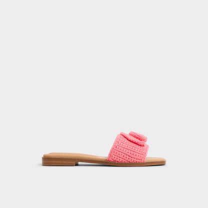 Sabbia Medium Pink Women's Flats - Slide sandal | Aldo