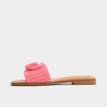 Sabbia Medium Pink Women's Flats - Slide sandal | Aldo