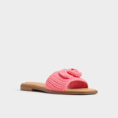 Sabbia Medium Pink Women's Flats - Slide sandal | Aldo