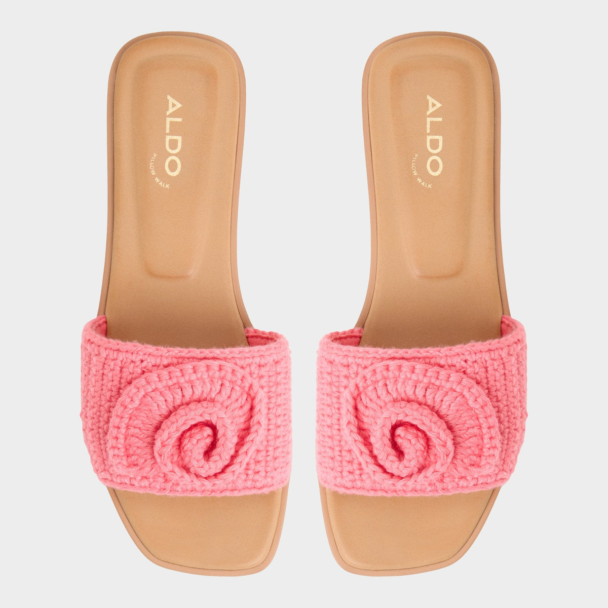 Sabbia Medium Pink Women's Flats - Slide sandal | Aldo