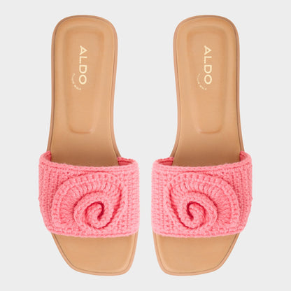 Sabbia Medium Pink Women's Flats - Slide sandal | Aldo
