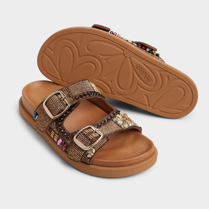 Bohochic Open Brown Women's Footbed sandals - Footbed sandal | Aldo