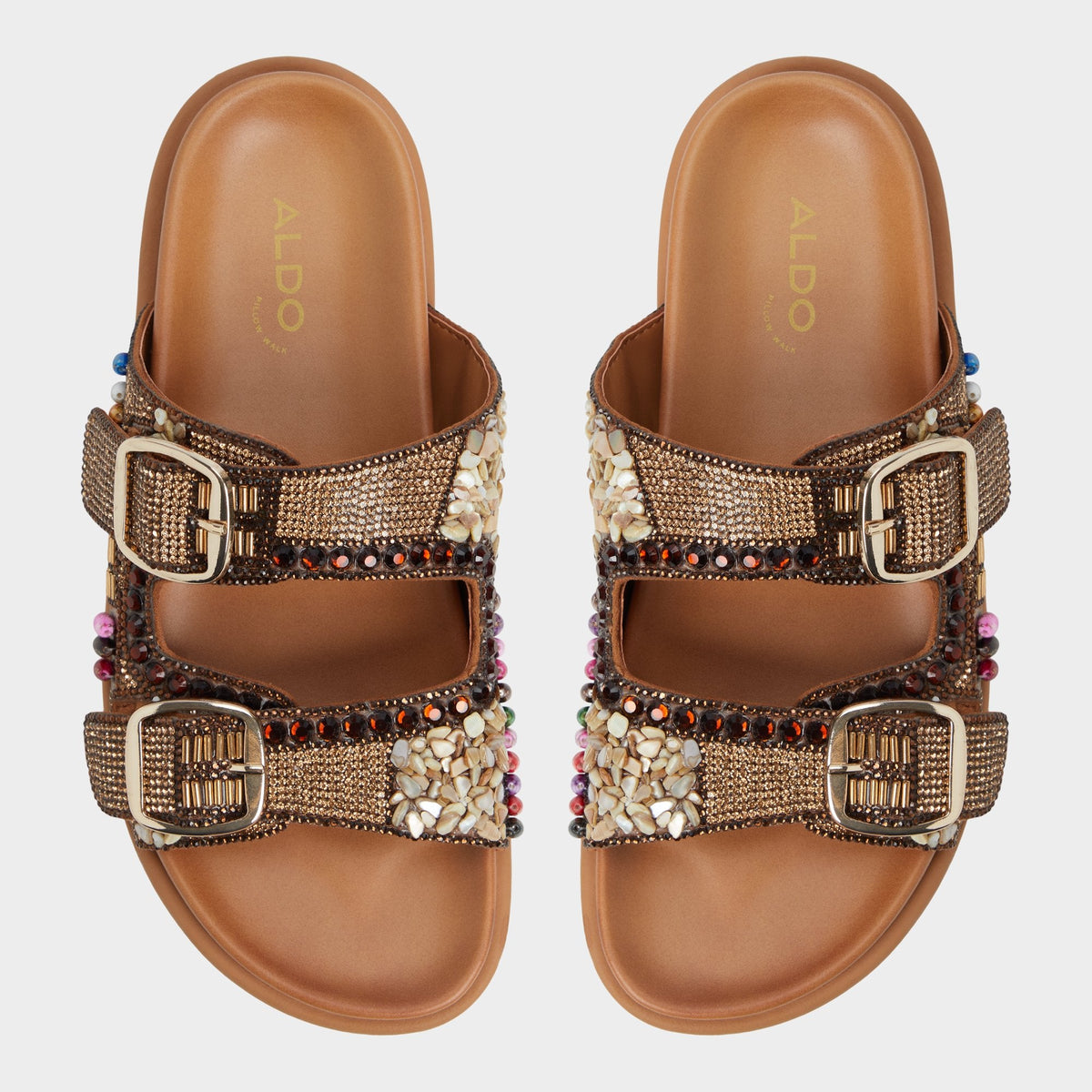 Bohochic Open Brown Women's Footbed sandals - Footbed sandal | Aldo
