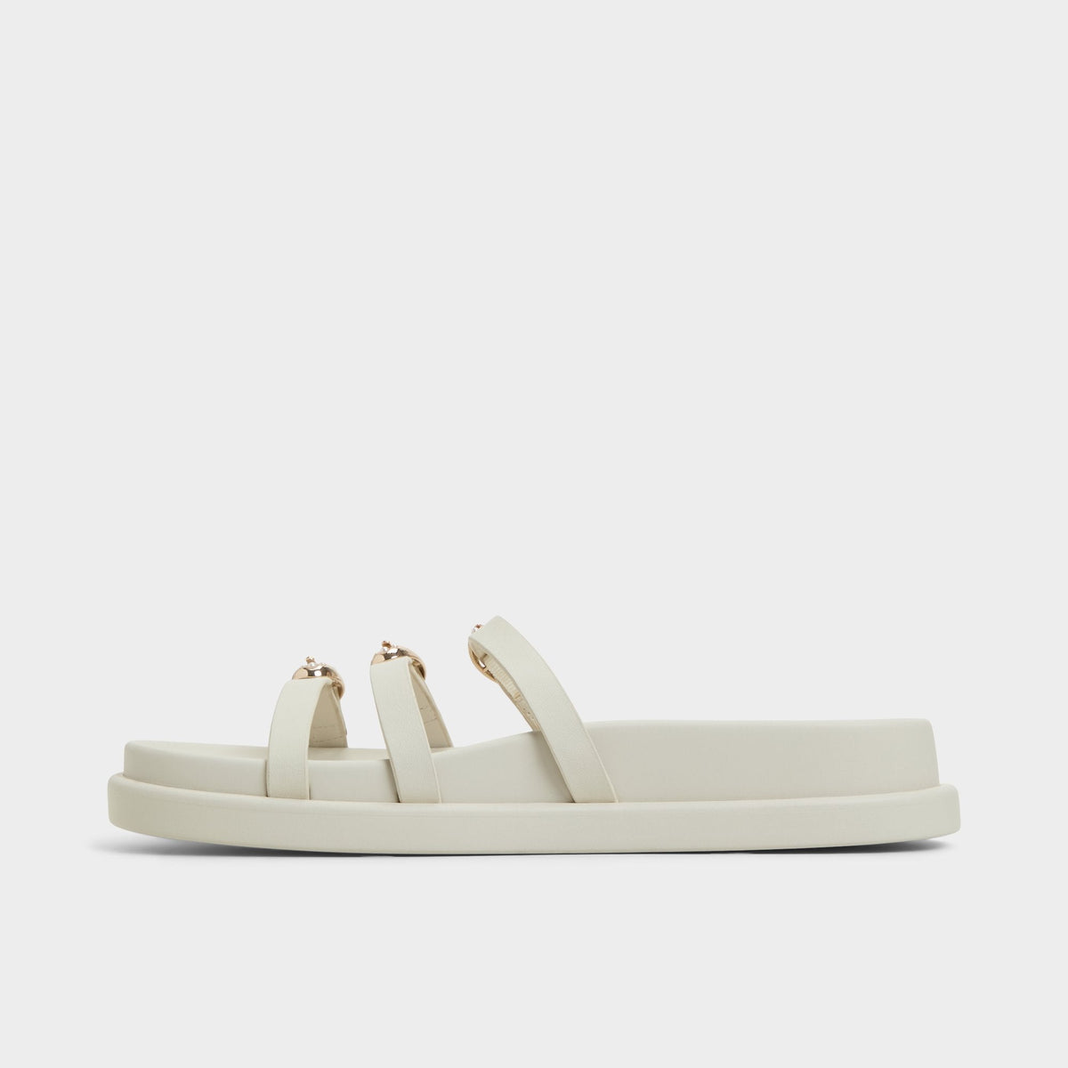 Zephyra White Women's Footbed sandals - Footbed sandal, Footbed sandal | Aldo