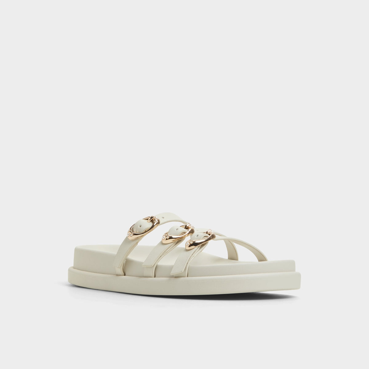 Zephyra White Women's Footbed sandals - Footbed sandal, Footbed sandal | Aldo