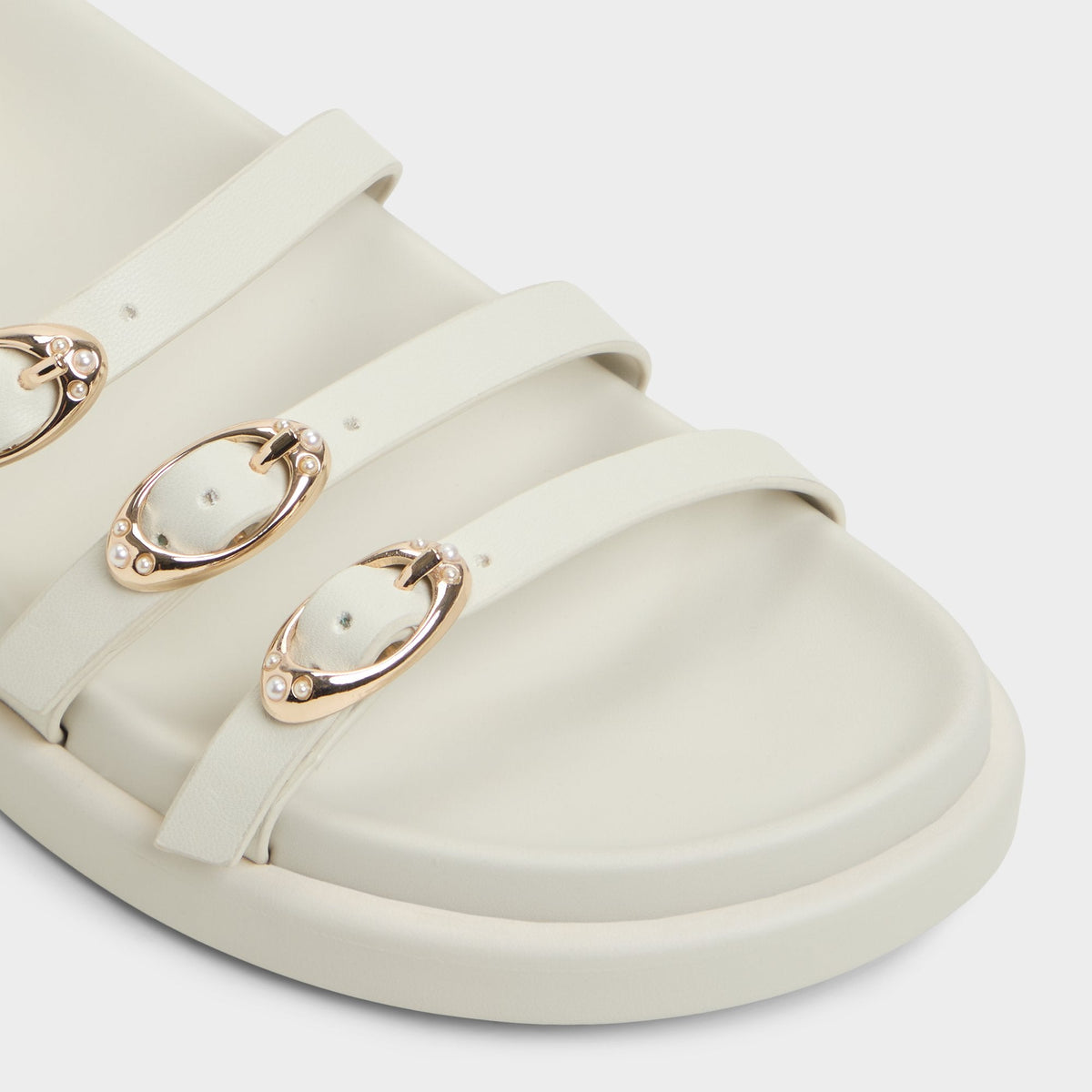Zephyra White Women's Footbed sandals - Footbed sandal, Footbed sandal | Aldo