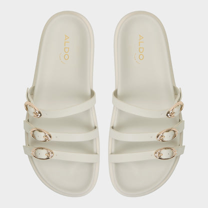 Zephyra White Women's Footbed sandals - Footbed sandal, Footbed sandal | Aldo