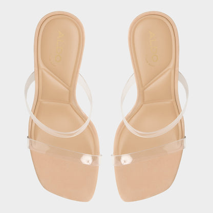 Evalina Medium Beige Women's Heeled sandals - Strappy heeled sandal, Stiletto heel | Aldo