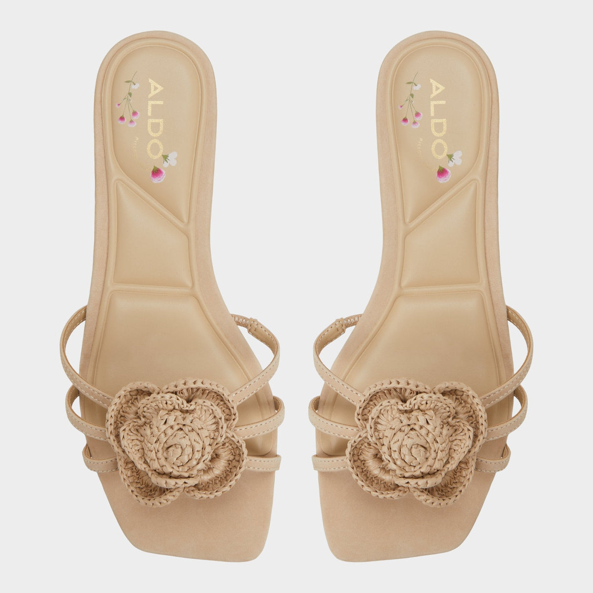 Wildbloom Sand Women's Travel essentials - Strappy flat sandal | Aldo