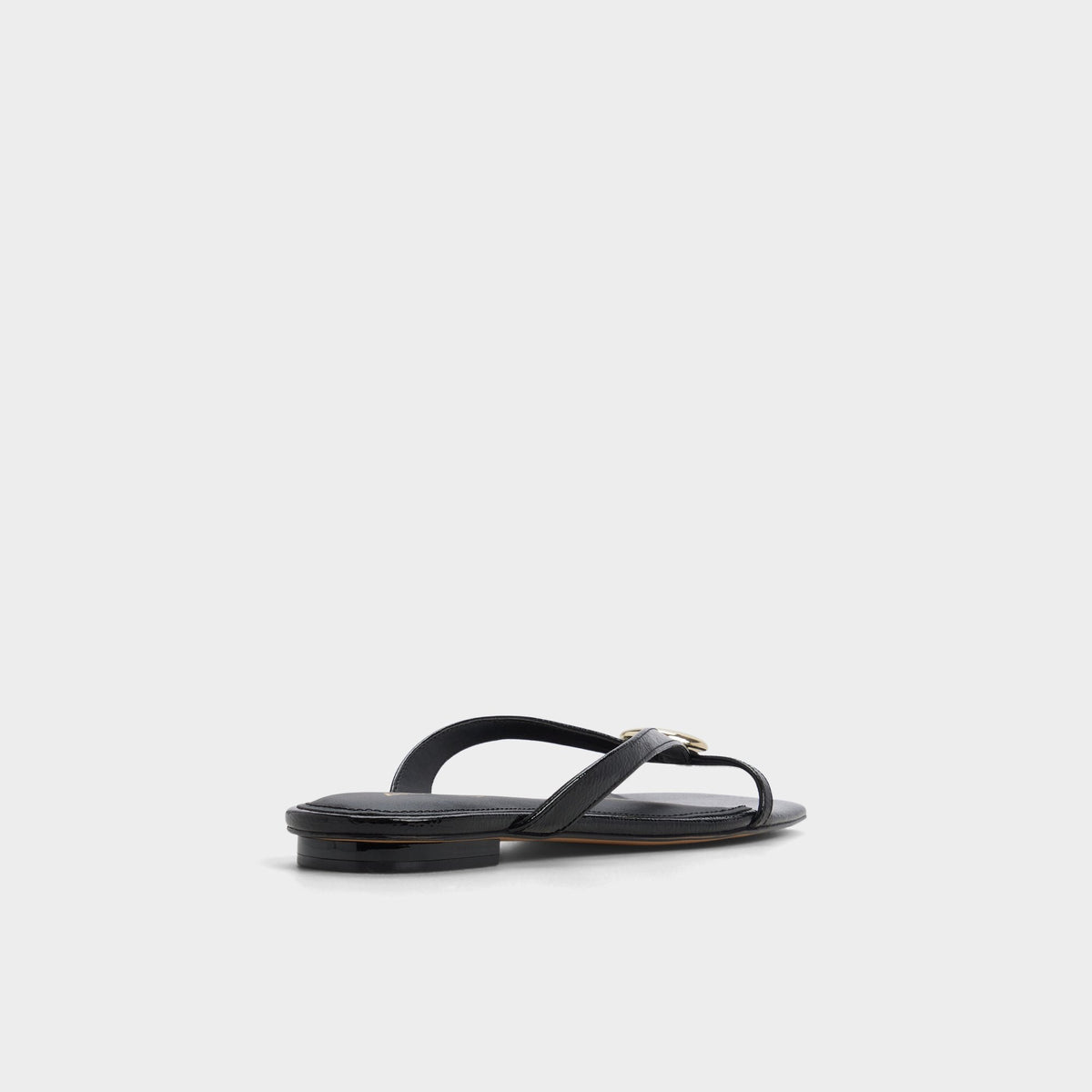 Iliria Black Women's Flats - Slide sandal | Aldo