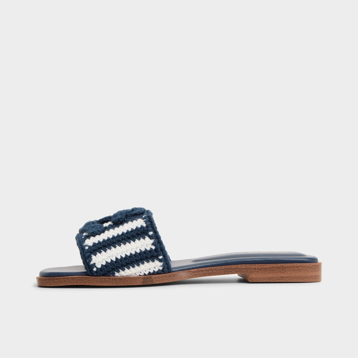 Sabbia Blue Combo Women's Flats - Slide sandal | Aldo