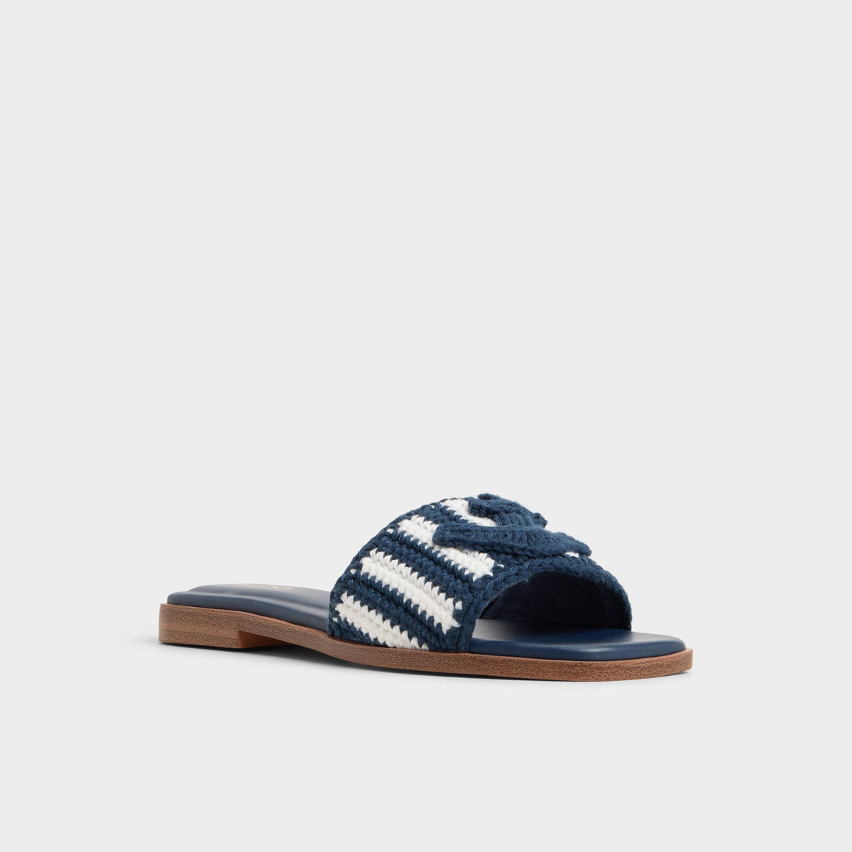 Sabbia Blue Combo Women's Flats - Slide sandal | Aldo