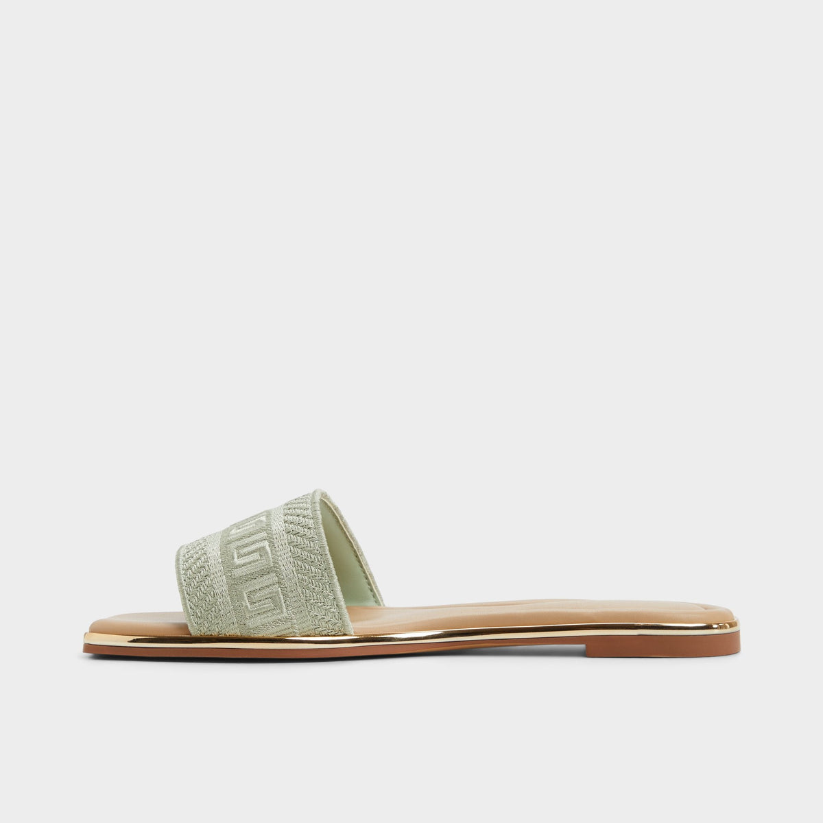 Oceania Other Green Women's Flats - Slide sandal | Aldo