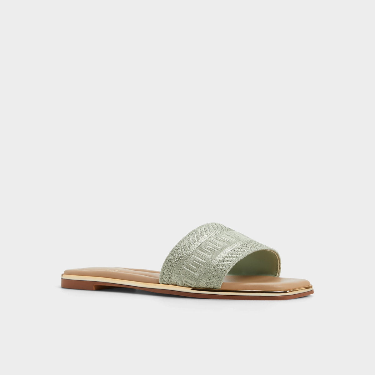 Oceania Other Green Women's Flats - Slide sandal | Aldo