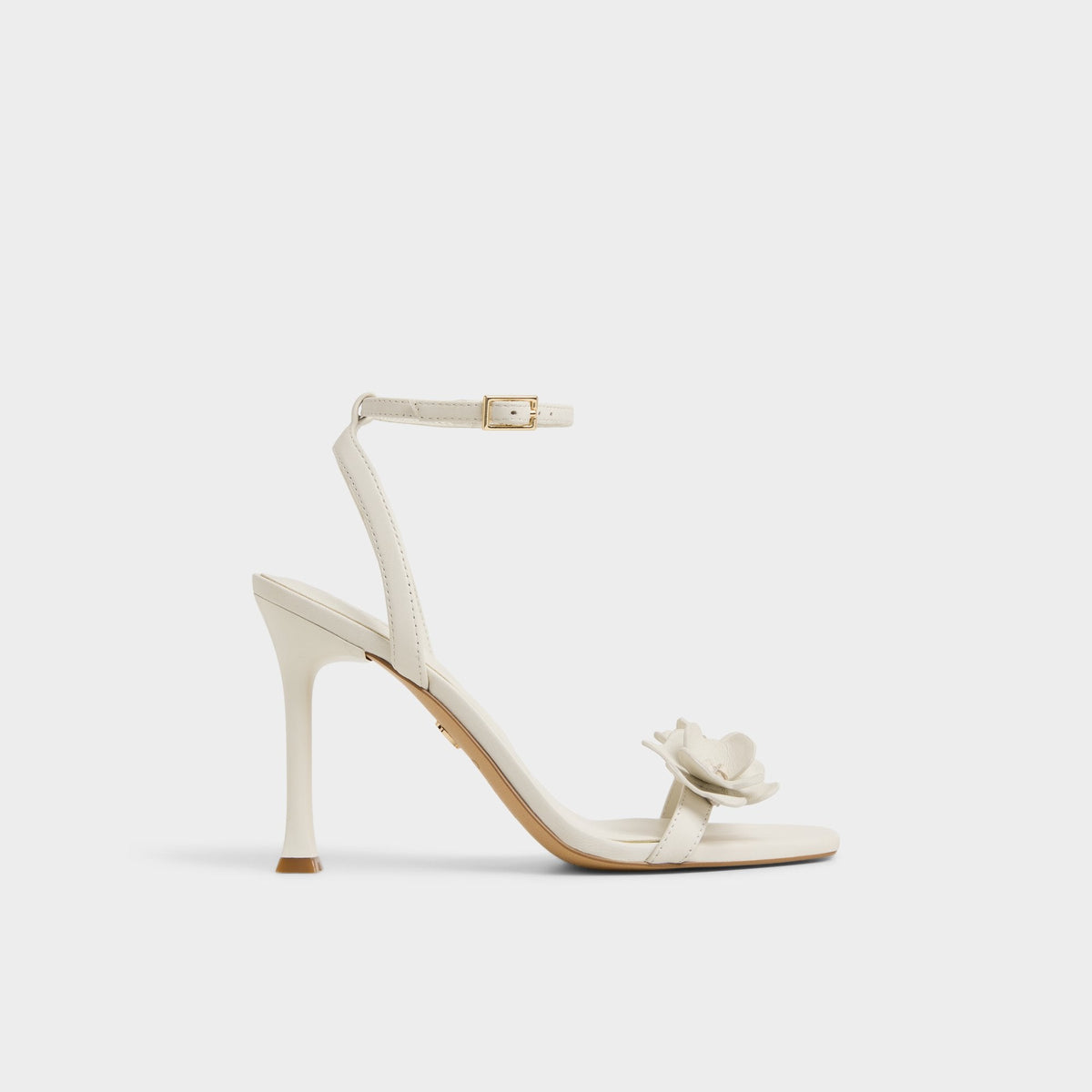 Daisylily White/Bone Women's Heeled sandals - Strappy heeled sandal, Stiletto heel | Aldo