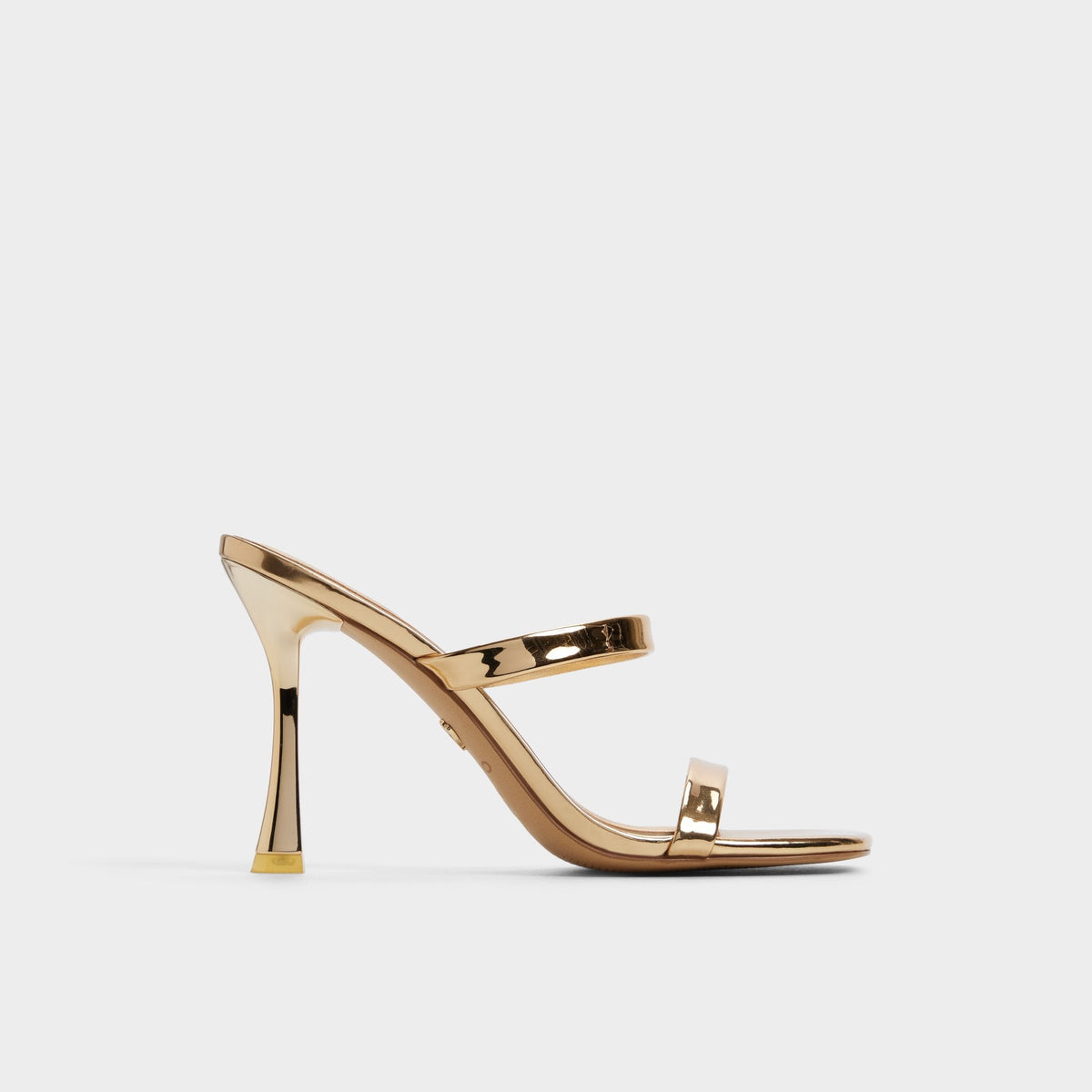 Evalyn in Gold - Strappy heeled sandal, Stiletto heel | Aldo