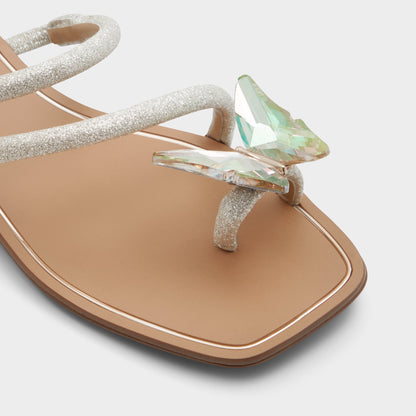 Garberia Silver Women's Flats - Flip flop | Aldo