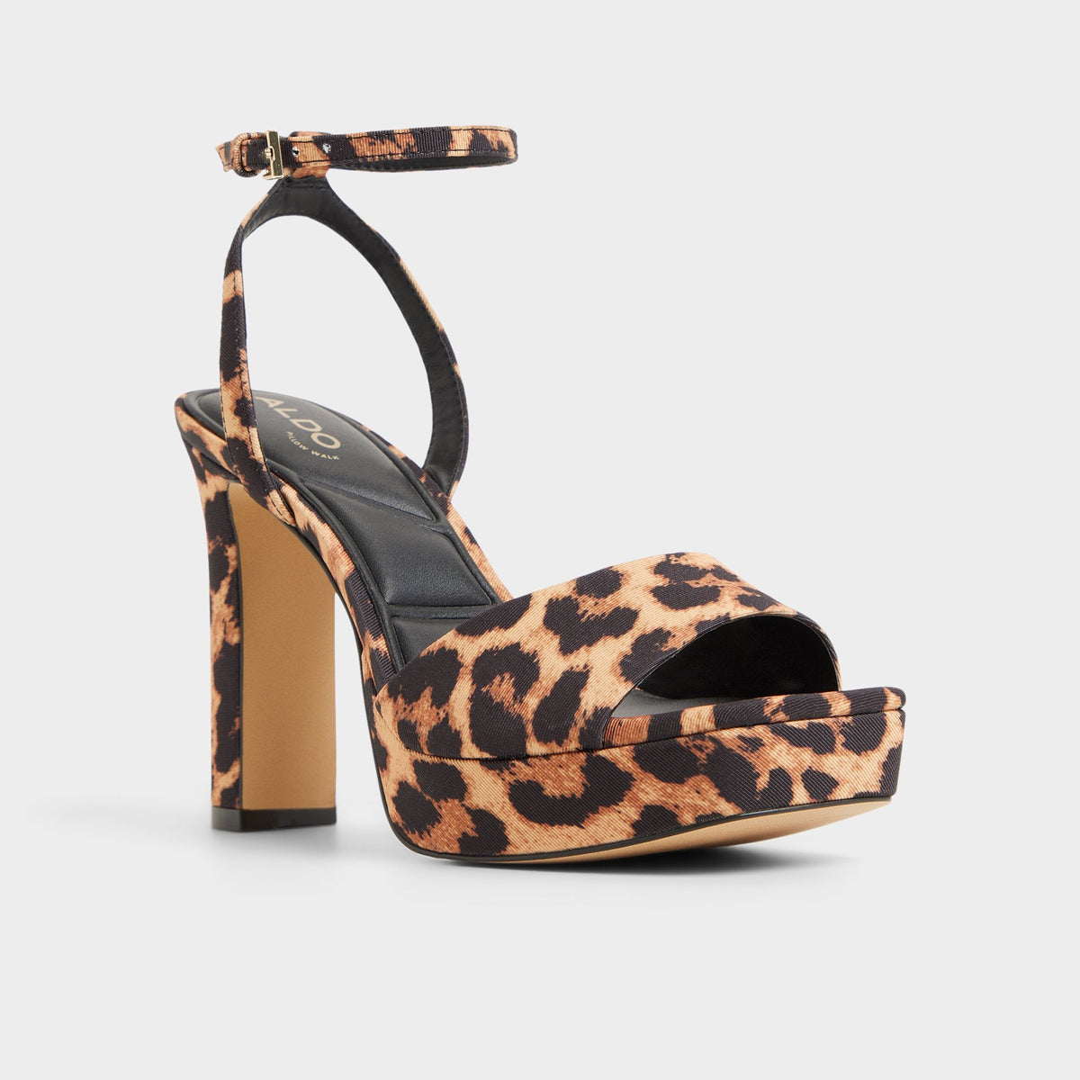 Chicgleam Brown Multi Women's Strappy sandals - Strappy heeled sandal, Platform | Aldo