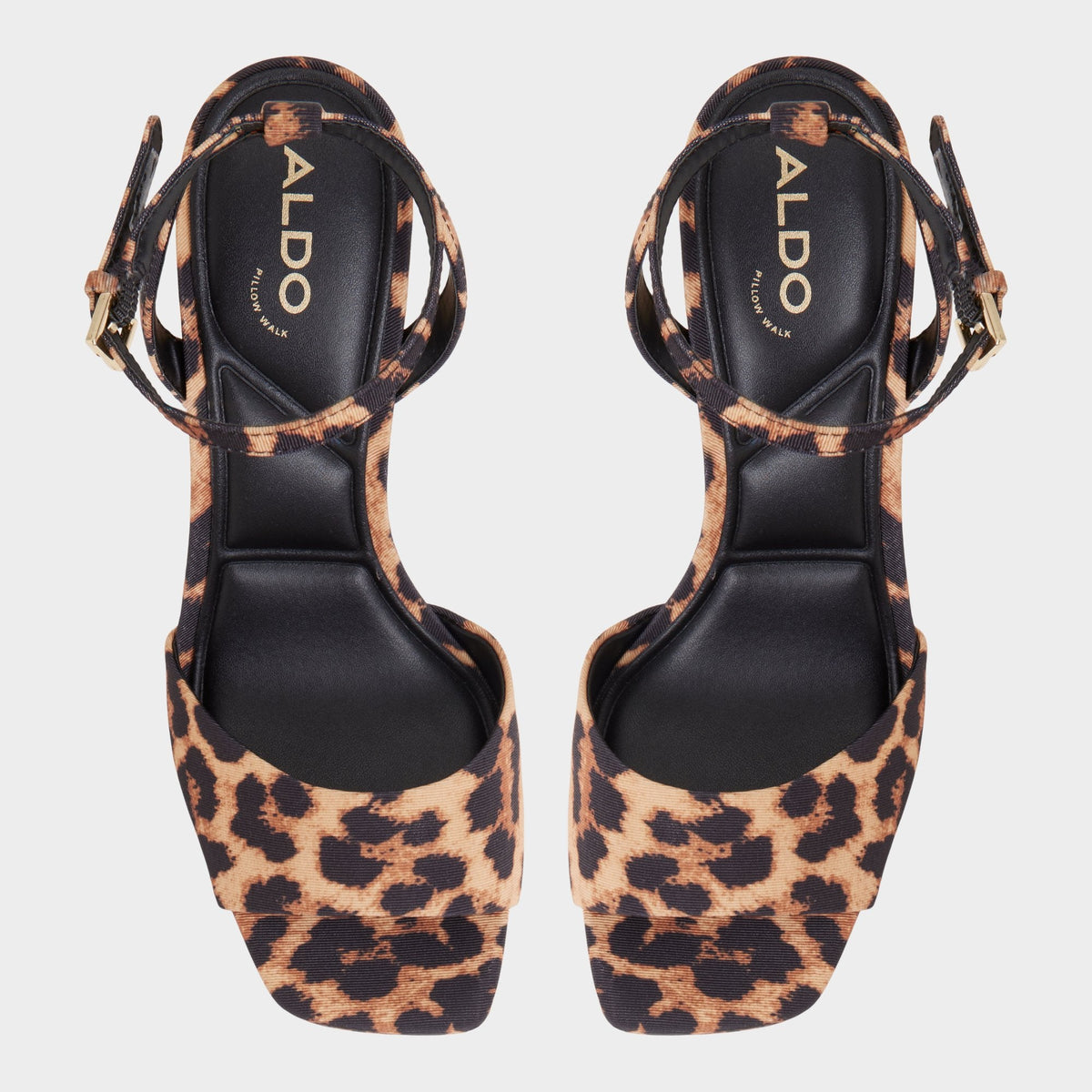 Chicgleam Brown Multi Women's Strappy sandals - Strappy heeled sandal, Platform | Aldo