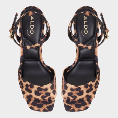 Chicgleam Brown Multi Women's Strappy sandals - Strappy heeled sandal, Platform | Aldo