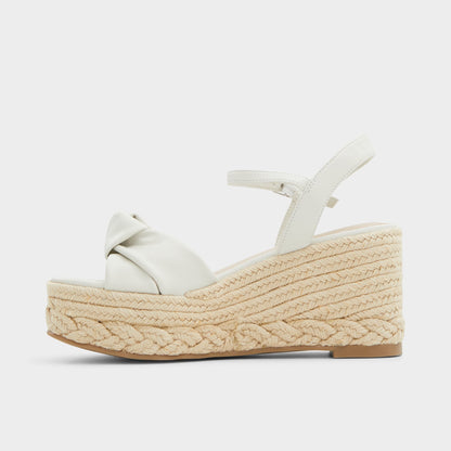Annamarie White Women's Wedges - Wedge sandal, Wedge heel | Aldo
