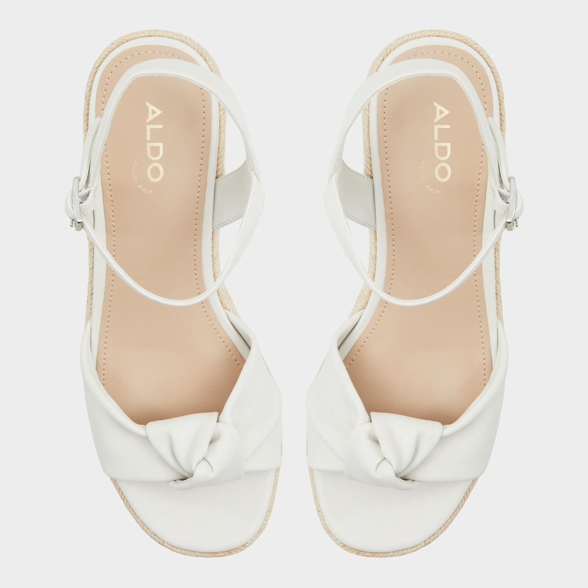 Annamarie White Women's Wedges - Wedge sandal, Wedge heel | Aldo