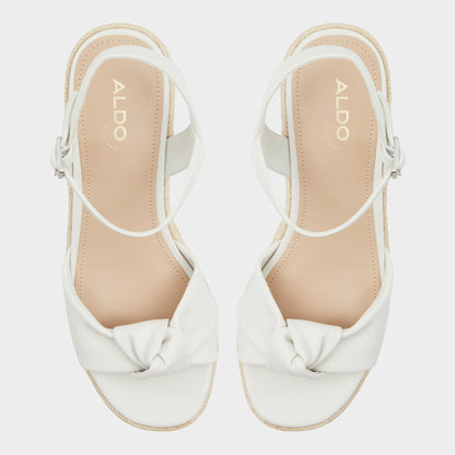 Annamarie White Women's Wedges - Wedge sandal, Wedge heel | Aldo