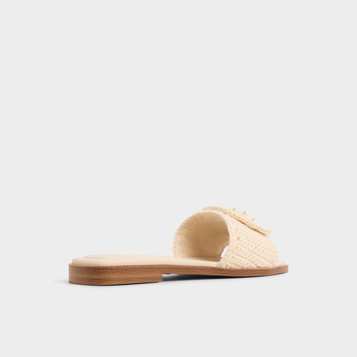Sabbia Light Beige Women's Flats - Slide sandal | Aldo