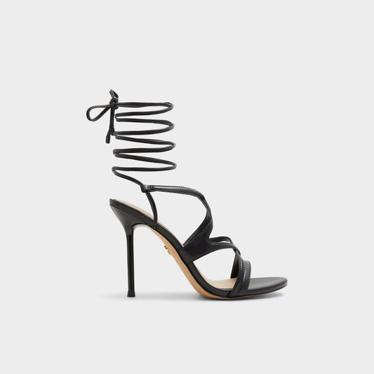 Marylou Black Women's Strappy sandals - Strappy heeled sandal | Aldo