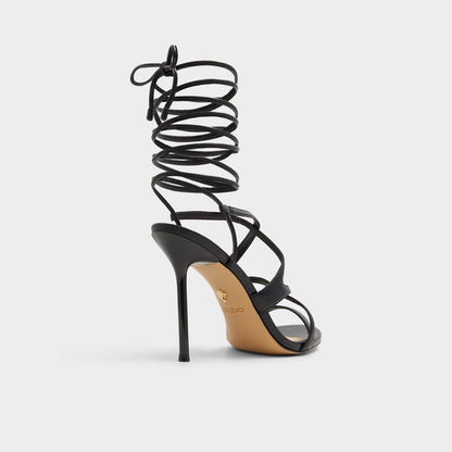 Marylou Black Women's Strappy sandals - Strappy heeled sandal | Aldo
