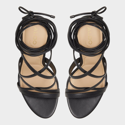 Marylou Black Women's Strappy sandals - Strappy heeled sandal | Aldo