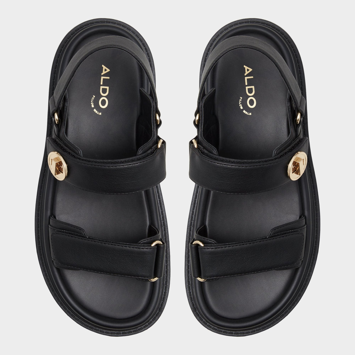 Linette Black Women's Footbed sandals - Footbed sandal, Footbed sandal | Aldo