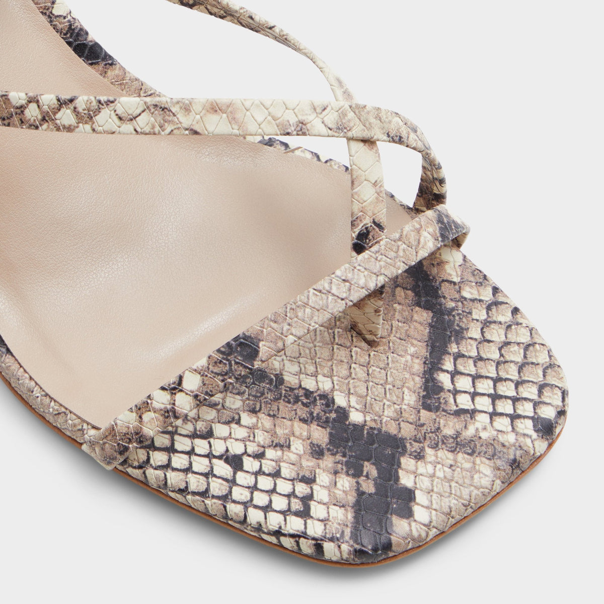 Adrauder in Brown Overflow 13801090 - Strappy block heeled sandal, Block heel | Aldo