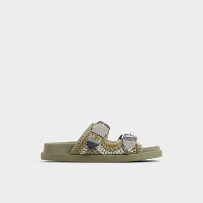 Bohodream Khaki Women's Footbed sandals - Footbed sandal | Aldo