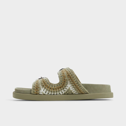 Bohodream Khaki Women's Footbed sandals - Footbed sandal | Aldo