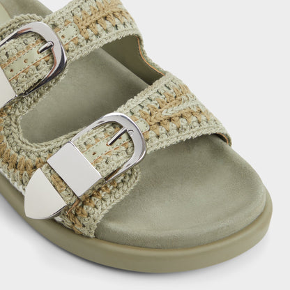 Bohodream Khaki Women's Footbed sandals - Footbed sandal | Aldo